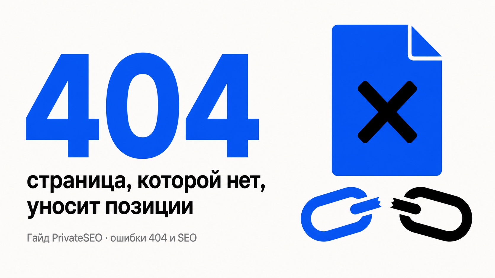 Ошибка 404: страница, которой нет, уносит позиции и ссылочный вес